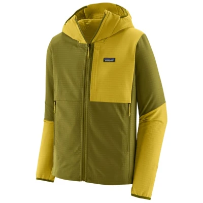 Patagonia - R1 Techface Hoody - Softshelljacke Gr XS oliv