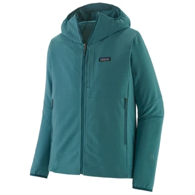 Patagonia - R1 Techface Hoody - Softshelljacke Gr XS türkis