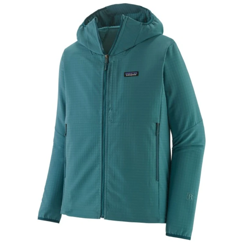 Patagonia - R1 Techface Hoody - Softshelljacke Gr XS türkis