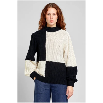 Pullover Rutbo Blocks Schwarz