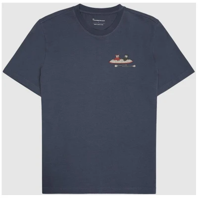 Regular Drop-Shoulder Short Sleeve Printed T-Shirt