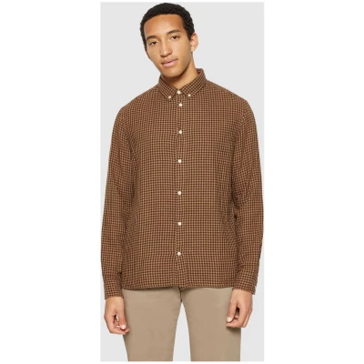 Regular Fit Double Layer Checkered Shirt