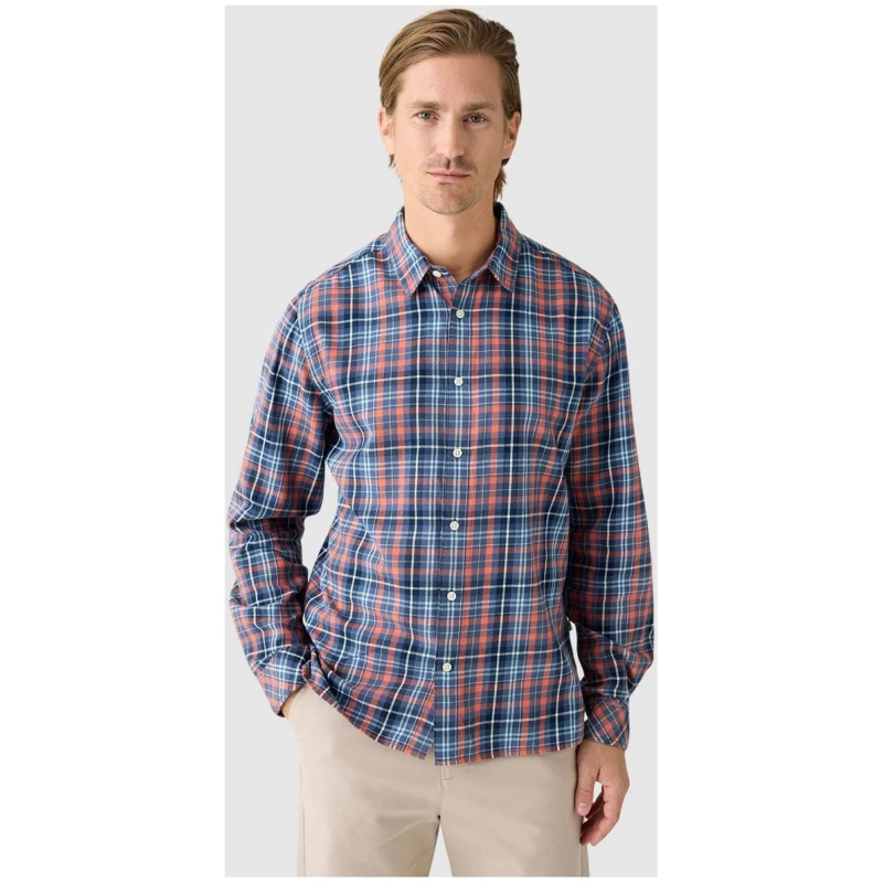 Regular Fit Small Checked Flannel Shirt