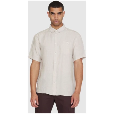 Regular Linen Short Sleeve Shirt