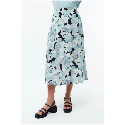 Rock GBVanaSkirt Print Blau