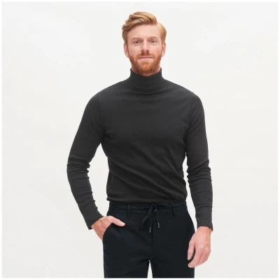 Rollkragen Longsleeve Modell: Helge GOTS