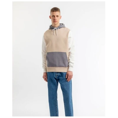 Rotholz Colourblock Hoodie aus Bio-Baumwolle