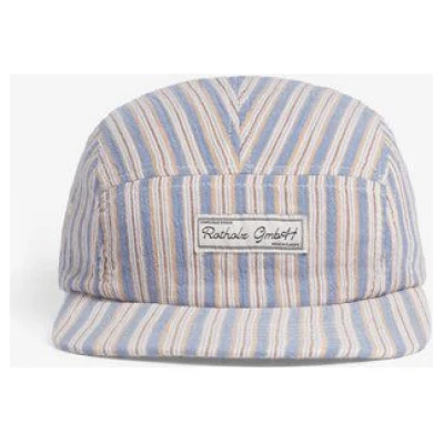 Rotholz Gestreiftes 5 Panel Cap Bio Baumwolle - Multi
