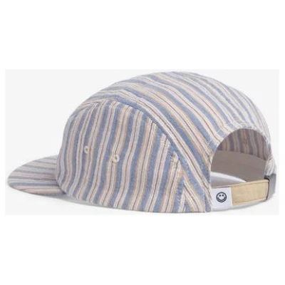 Rotholz Gestreiftes 5 Panel Cap Bio Baumwolle - Multi
