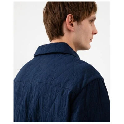 Rotholz Leichte Steppjacke Bio Baumwolle- Dunkelblau