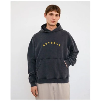 Rotholz Logo Hoodie Bio Baumwolle