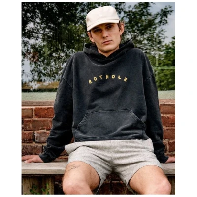 Rotholz Logo Hoodie Bio Baumwolle