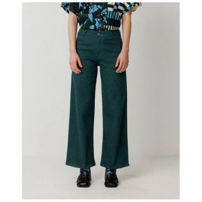 SKFK Ainhize Wide Leg Jeans - Dark Green