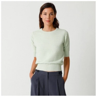 SKFK Kurzarm-Strickpullover MUIKE