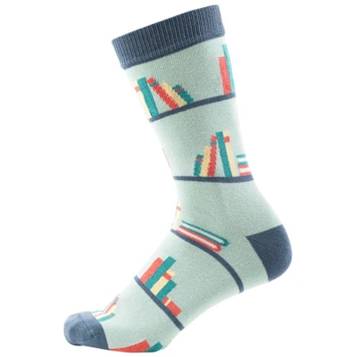 Socken Books grün / graublau Gr. 35-38