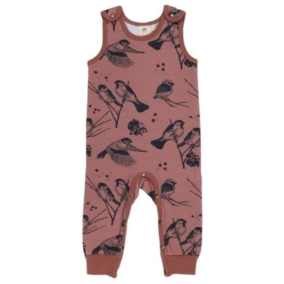 Strampler Bio Baumwolle Rosa Walkiddy - Nachhaltig, GOTS-zertifiziert, umweltfreundlich, allergikerfreundlich, elastisch, armlos für Babys.