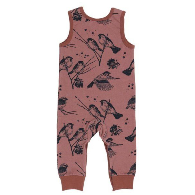 Strampler Bio Baumwolle Rosa Walkiddy - Nachhaltig, GOTS-zertifiziert, umweltfreundlich, allergikerfreundlich, elastisch, armlos für Babys.