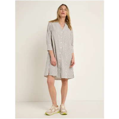 Streifen Hemdblusenkleid (OCS)