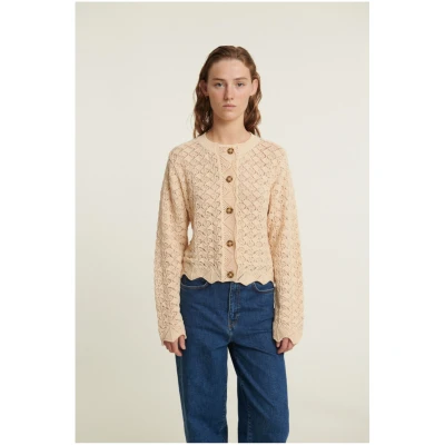 Strickjacke Dania Beige