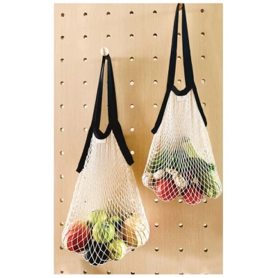 Susable Nachhaltige Mode - Einkaufstasche aus Bio-Baumwolle / Wiederverwendbare Netztasche Stilvolle und umweltfreundliche Netztasche | 2er Set