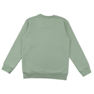 Sweatshirt Baby Bio-Baumwolle Grün Pferde Walkiddy - Nachhaltig, Umweltfreundlich, GOTS-zertifiziert, Elastisch, Allergikerfreundlich. Maximaler Komfort und Stil.