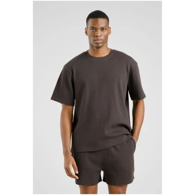 T-Shirt Danviken Waffle Grau