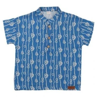 T-Shirt Dunkel Blau Bio Baumwolle - Sailor's Knot Walkiddy, Nachhaltig, GOTS zertifiziert, 95% Bio-Baumwolle, Baby Gr. 50-92, Umweltfreundlich und Stilvoll