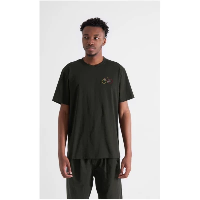 T-Shirt Stockholm Small Paper Cut Bike Schwarz