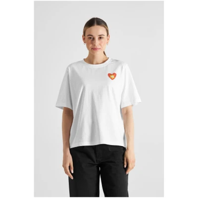 T-Shirt Vadstena Good Vibes Weiß