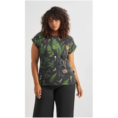 T-Shirt Visby Secret Garden Schwarz