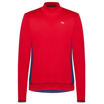 TAO Sportswear Warmes Herren Langarm Laufshirt HALVAR mit Stehkragen
