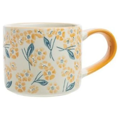 TRANQUILLO Tasse VINTAGE GARDEN aus Steinzeug, 400 ml (POR768, POR769, POR770)