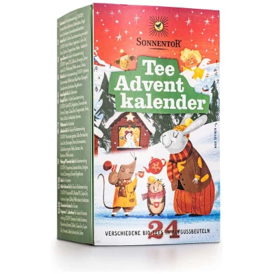 Tee Adventskalender 2024 - 24 ausgefallene Teesorten - Bio