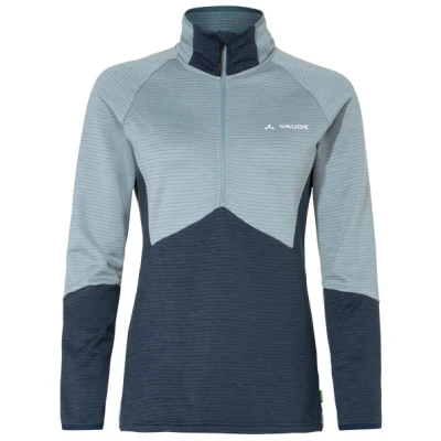 Vaude - Women's Larice Halfzip Fleece Jacket - Fleecepullover Gr 42 blau/grau