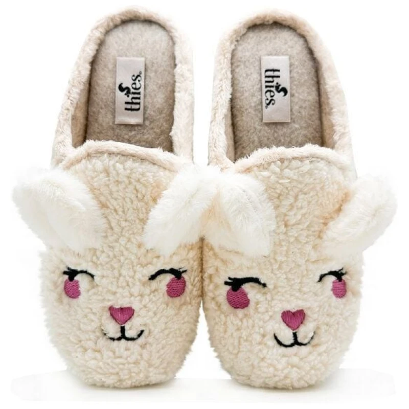 Veganer "thies ® Organic Rabbit Slipper" aus kuscheliger Biobaumwolle