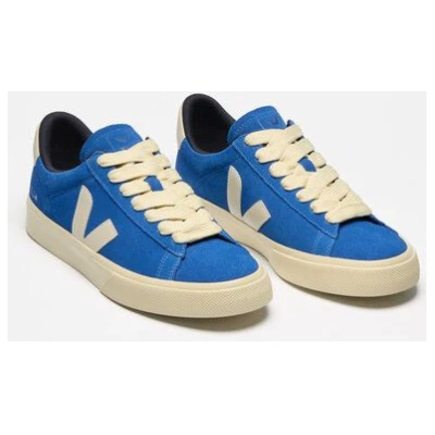 Veja Damen-Sneaker Campo Bold Suede Indigo Pierre