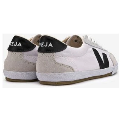 Veja Volley Canvas White Black