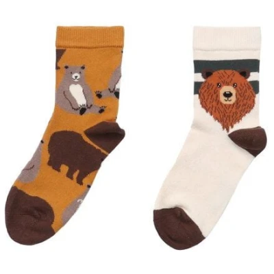 Walkiddy Bio-Baumwolle Baby Bears Socken - Nachhaltige & Allergikerfreundliche Bequemlichkeit - GOTS zertifiziert