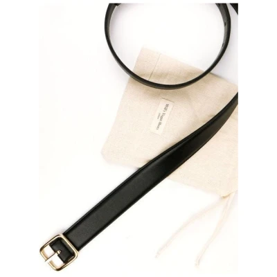 Will's Vegan Shop Geometrischer Gürtel, 3 cm Gold Damen