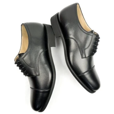 Will's Vegan Shop Goodyear Welt Derbys Schwarz Herren