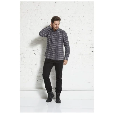 Wunderwerk Herrenhemd aus Bio-Baumwolle "Flanell shirt Button-down male"