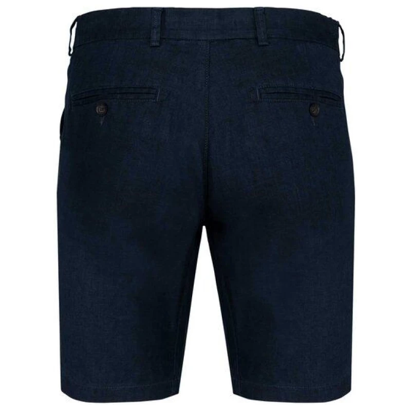 YTWOO Herren Bermuda-Shorts aus 100% Leinen