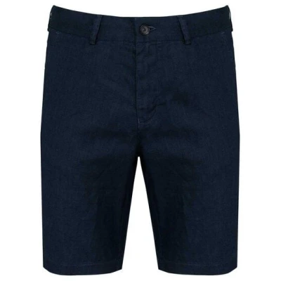 YTWOO Herren Bermuda-Shorts aus 100% Leinen