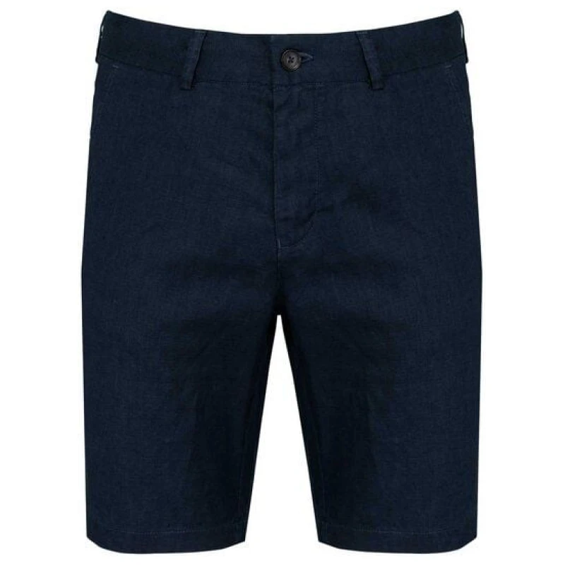YTWOO Herren Bermuda-Shorts aus 100% Leinen