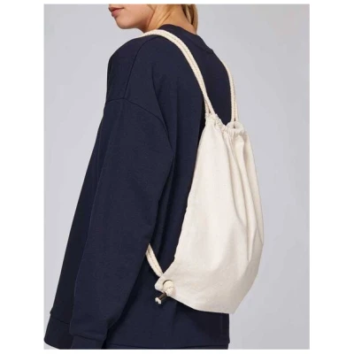 YTWOO Turnbeutel aus recycelter Baumwolle, Gym Bag, Sportbeutel, Rucksack