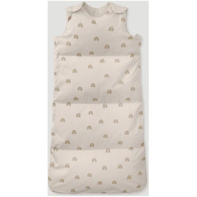 hessnatur Baby Daunen Schlafsack mit Daunenfüllung in reiner Bio-Baumwolle - natur - Größe 70 cm