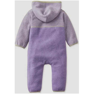 hessnatur Baby Fleece-Overall Regular BetterRecycling aus Bio-Baumwolle - lila - Größe 62/68