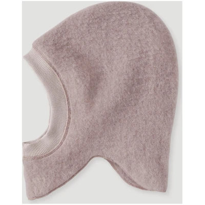 hessnatur Baby Wollfleece Mütze aus Bio-Merinowolle - lila - Größe 45-47 cm Kopfumfang