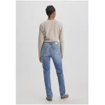 hessnatur Damen Jeans MARIE Mid Rise Straight aus Bio-Denim - blau - Größe 26/32