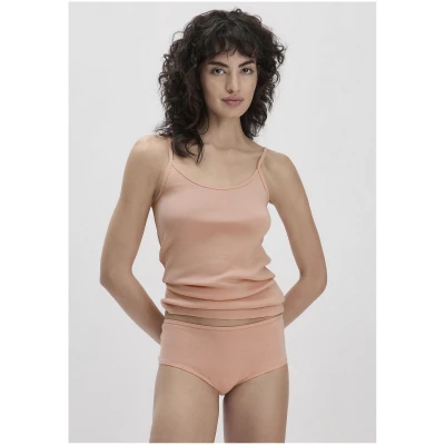hessnatur Damen Panty Regular Cut 2er-Set PURE NATURE aus Bio-Baumwolle - rosa - Größe 34